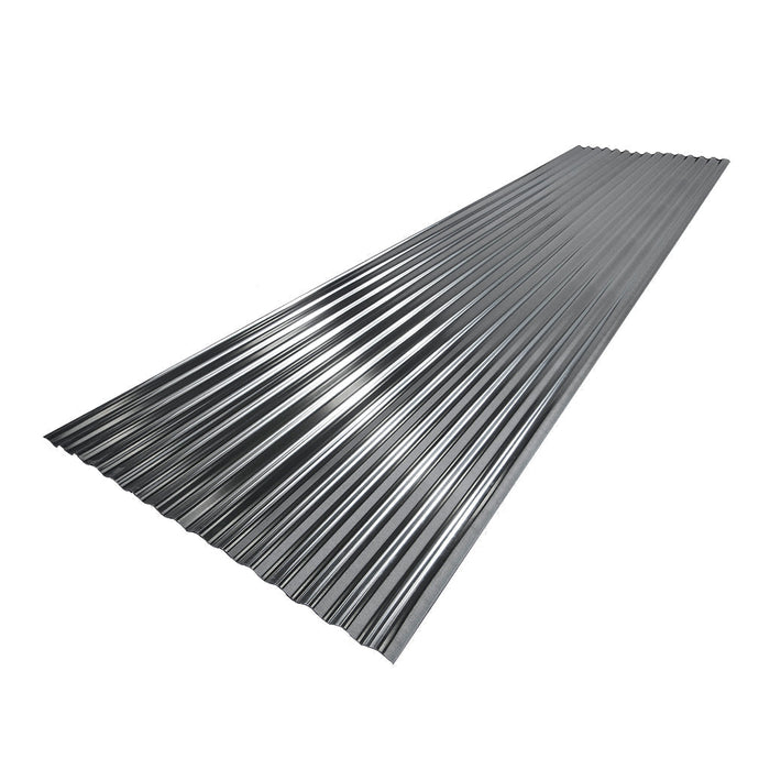 Lámina zinc Corriente - Calibre 24 - 42" de ancho x 18' de largo (1.07m x 5.49m) - Galvanizado